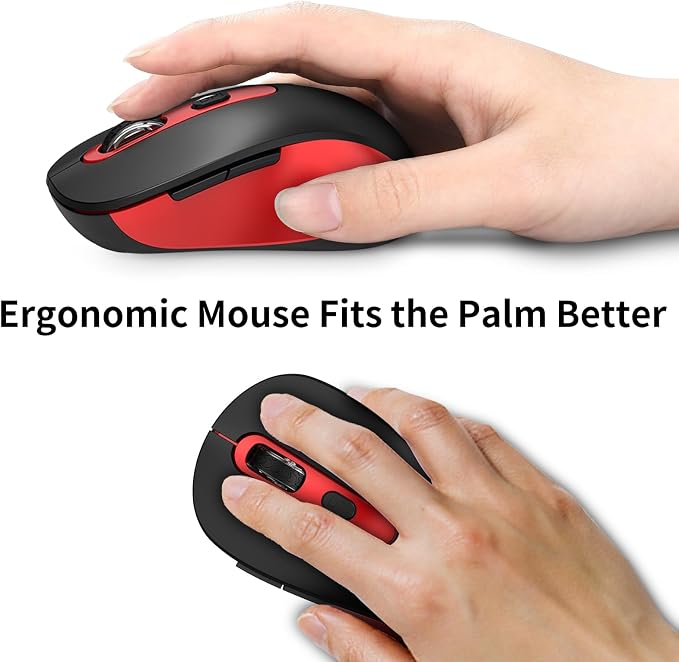 Wireless Mouse for Laptop, Chromebook, Silent Mouse