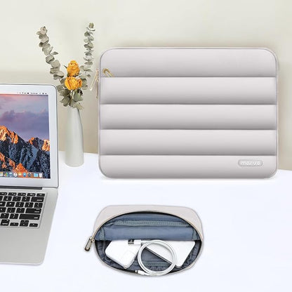 MOSISO 15-15.6 inch Laptop Case, 16 inch Puffy Laptop Sleeve Compatible