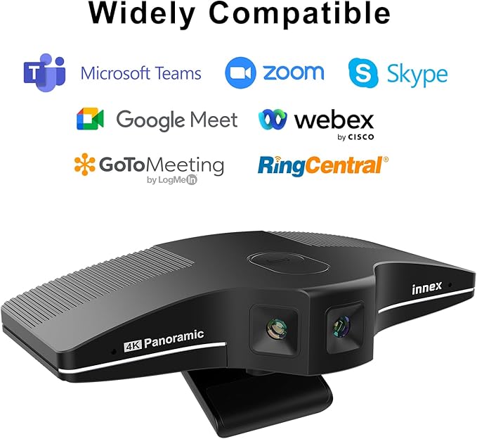 Innex C831 180° Panoramic 4K Wide Angle Webcam
