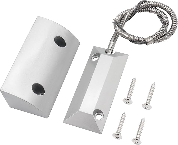 Magnetic Reed Switch Wired Surface Mount Normally Closed NC Contact Sensor