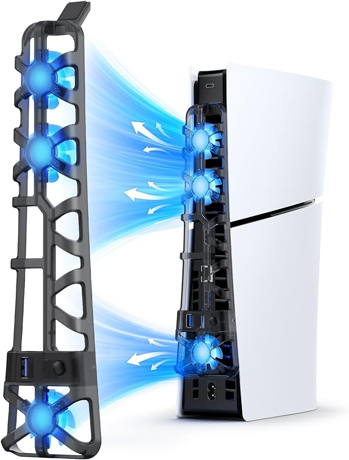NexiGo PS5 Slim Silent Enhanced Cooling Fan