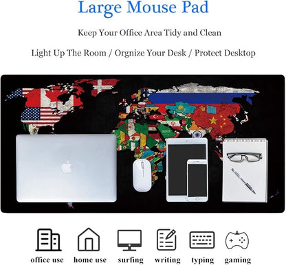 RTGGSEL 31.5x11.8 Inch Non-Slip Long Extended Large Gaming Mouse Pad