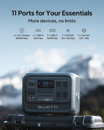BLUETTI Elite 100 V2 Solar Generator
