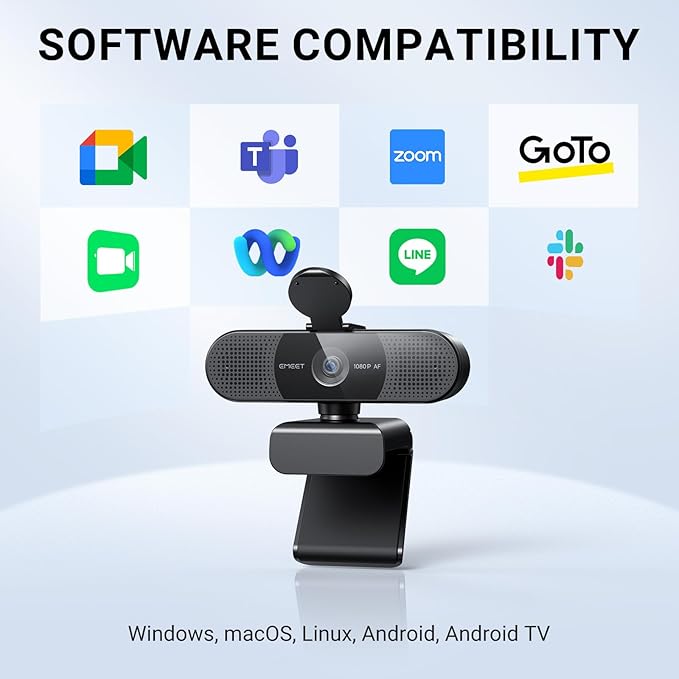 EMEET 2024 Upgraded C960 Webcam