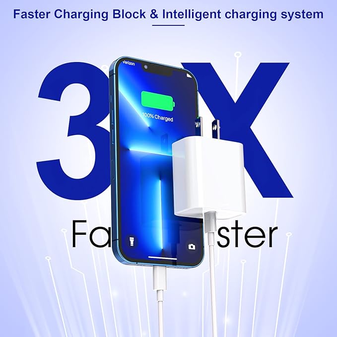 10FT iPhone Fast Charger