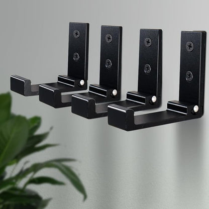 OHIYO Folding Coat Hooks 6pcs Foldable Hook Wall Mounted