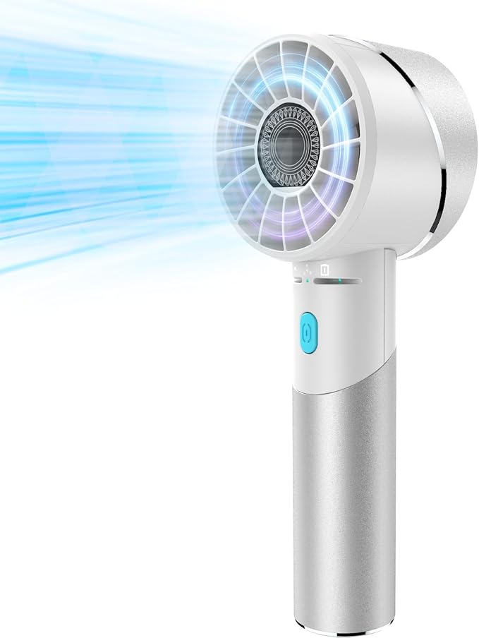 Handheld Fan, Mini Small Portable Turbo Fan, Rechargeable