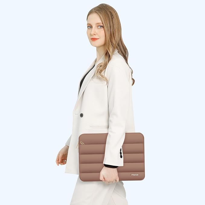 MOSISO 13.3 inch Laptop Case, 13-13.3 inch Puffy Laptop Sleeve Compatible