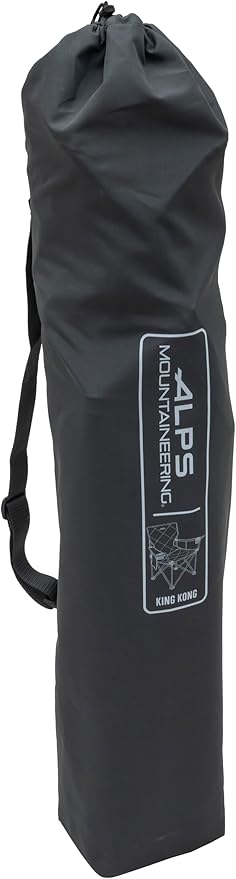 ALPS Mountaineering King Kong Camping Chairs for Adults with Mesh Cup Holders and Pockets, Built Durable and Reliable with Compact Foldable Steel Frame