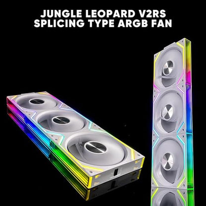 Jungle Leopard Interstellar V2 RS 120mm PC Reverse Blade Case Fan Infinity