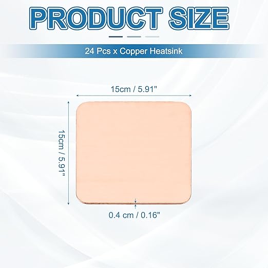 PATIKIL Copper Heatsink Pad Shims