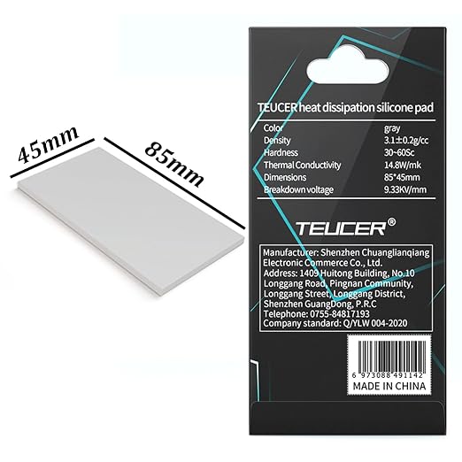 Thermal Pad 14.8 W/mK, Non Conductive Heat Resistance High Temperature