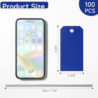 100 Pieces Plastic Shipping Tags