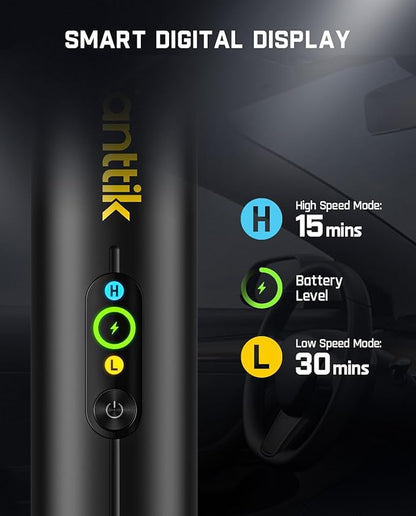 Fanttik Slim V10 APEX Cordless Car Vacuum, 4-in-1 Portable Mini Handheld Vac