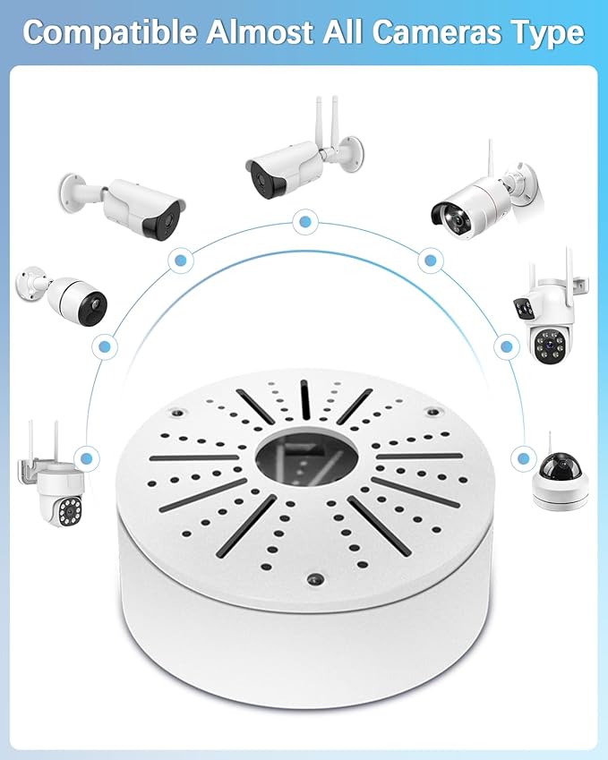 WEILAILIFE 【Compatible Almost All Cameras Type】 Security Camera Junction Box