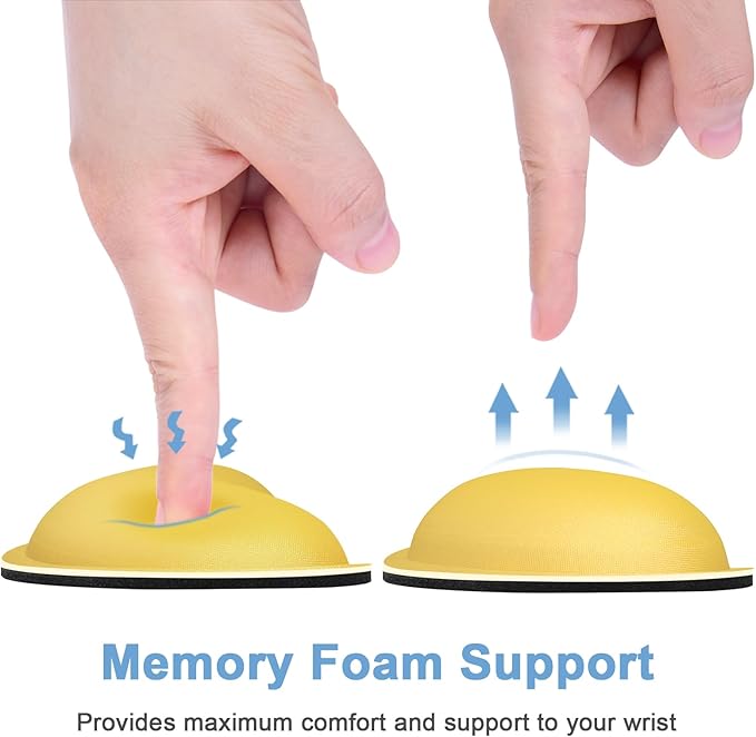 Dapesuom Mouse Wrist Rest, Ergonomic Memory Foam Mouse Wrist