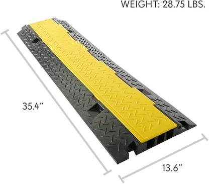 Pyle Durable Cable Protective Ramp Cover