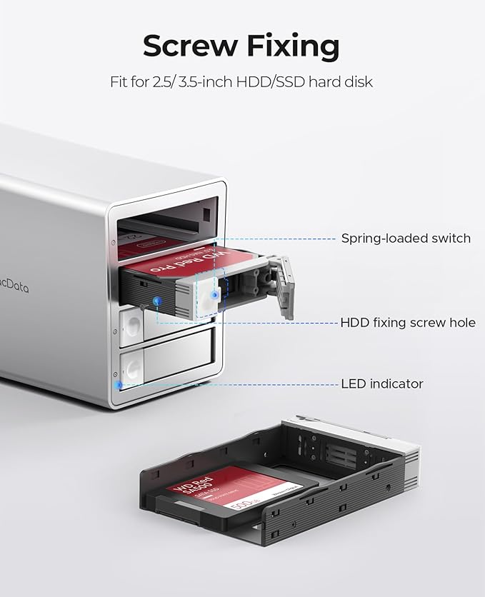 ORICO 4Bay RAID External Hard Drive Enclosure USB3.0
