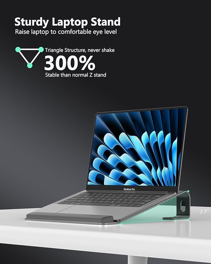 Aluminum Laptop Stand, Notebook Stand