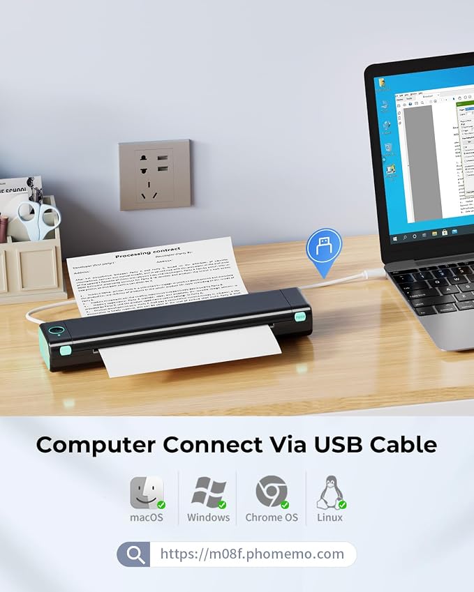 Phomemo Portable Printers Wireless