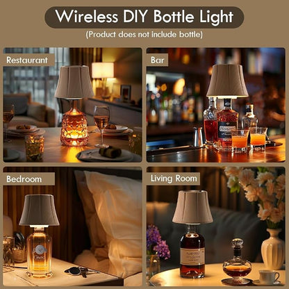 WILIT Wireless Bottle Lamp Shades