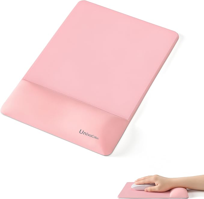 univo colors Design-Wave Wrist Rest Mouce Pad, PE Mouse Sliding