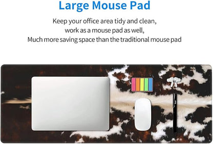 Gaming Mouse Pad, Large Non-Slip Rubber Base Mousepad, Keyboard Mouse Mat