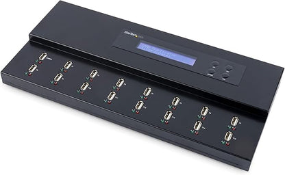 StarTech.com Standalone 1 to 15 USB Flash Drive Duplicator/Cloner/Eraser
