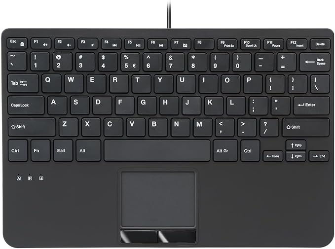 Perixx PERIBOARD-525 US, Wired Mini USB Keyboard
