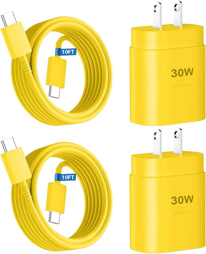 Phone 15 Charger 10FT USB C to C Fast Charging Cord, 30w USB C Phone 15 Pro Max