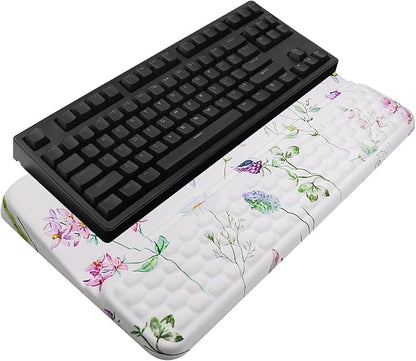 Computer Keyboard Stand with Wrist Rest, Ergonomic Tilted Keyboard Holder