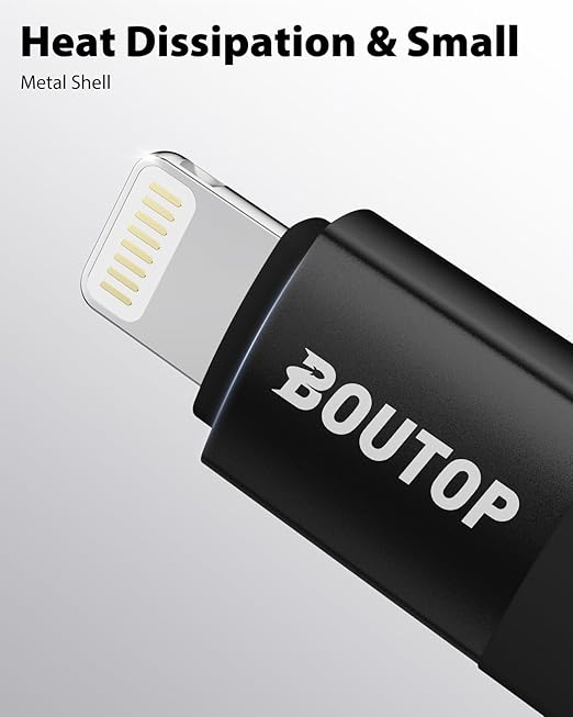 36W USB C to Lightning Cable Adapter, Support Data Sync/PD Fast Charging