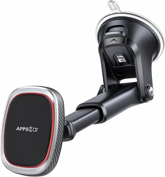 APPS2Car Magnetic Phone Mount, Dashboard Windshield Suction Cup Car Phone