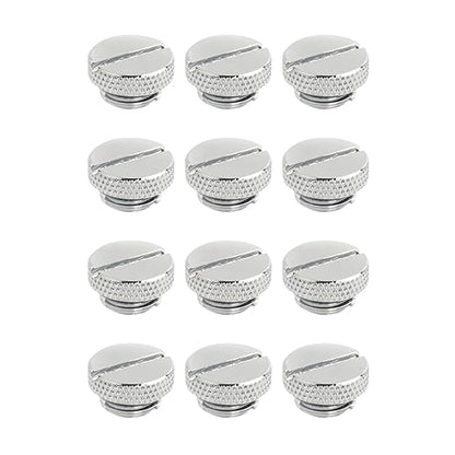 Dracaena.io 12 Pack G1/4" Thread, Thin Water Stop Plug Fitting