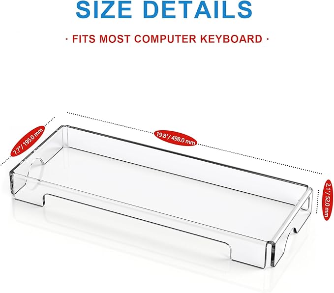 WINFFOR Acrylic Keyboard Cover Protector