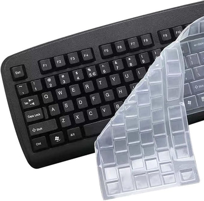 Ultra Thin Desktop PC Silicone Clear Keyboard Cover Skin Protector