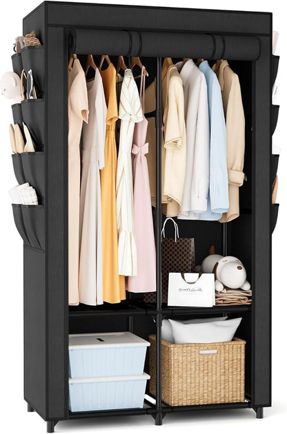 Portable Closet for Hanging Clothes, Portable Wardrobe Closet