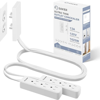Saker Dual 5ft Flat Extension Cord