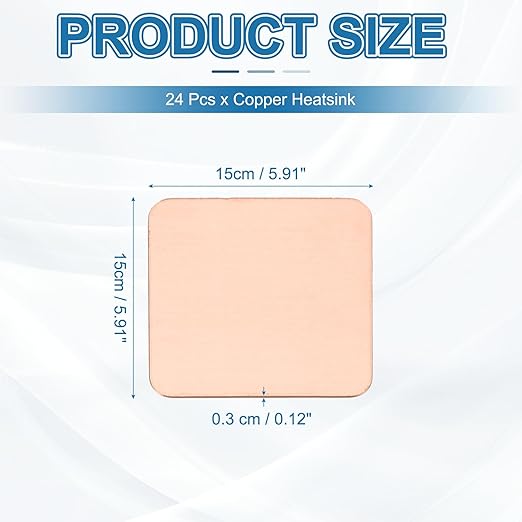 PATIKIL Copper Heatsink Pad Shims