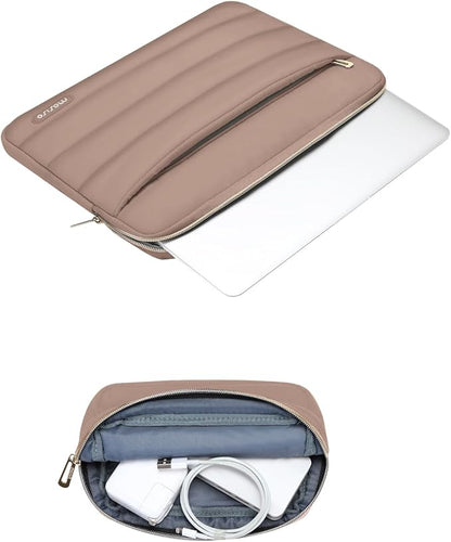 MOSISO 13.3 inch Laptop Case, 13-13.3 inch Puffy Laptop Sleeve Compatible