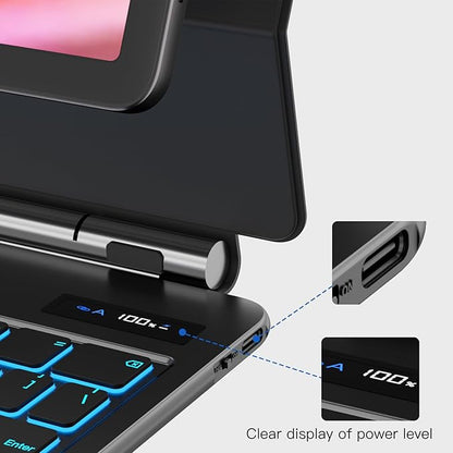 Magentic Keyboard Case for Samsung Galaxy Tab S10+/ S9+ /S9 FE+/S8+/S7+/S7 FE
