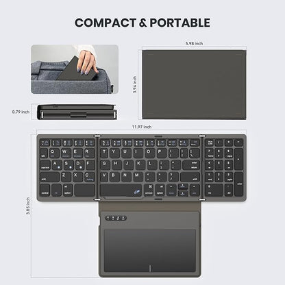 Foldable Bluetooth Keyboard