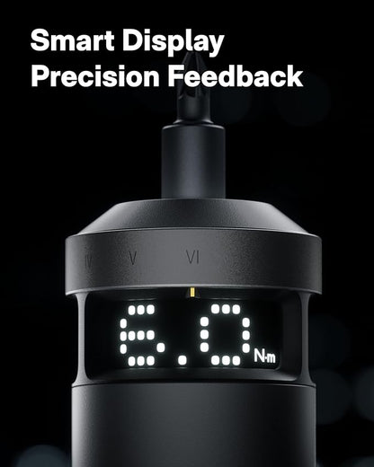 HOTO PixelDrive Electric Screwdriver, Smart Display, 6 Torque Settings