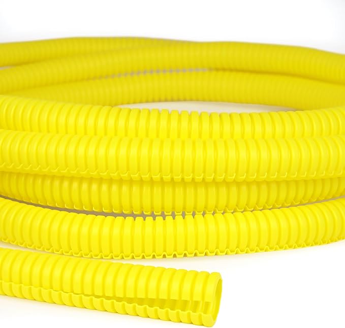 Split Wire Loom Tubing, 25ft Cord Protectors from Pets No Chew, Flexible Wire