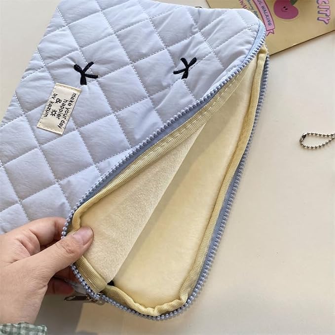 Cute Bow Graphic Carrying Laptop Bag Y2K Preppy Laptop Sleeve Case Bag Kawaii