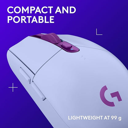 Logitech G305 LIGHTSPEED Wireless Gaming Mouse, Hero 12K Sensor, 000 DPI
