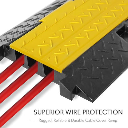 Pyle Durable Cable Protective Ramp Cover