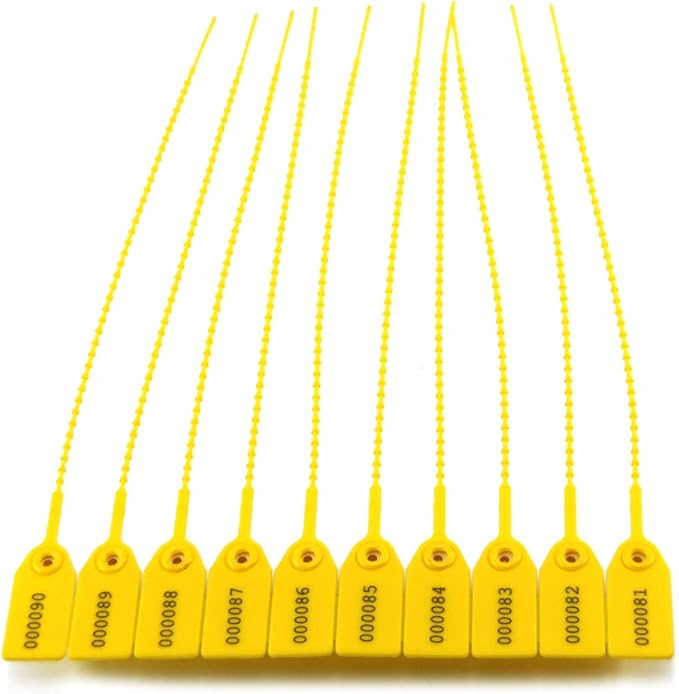 Leadseals 1000 Plastic Tamper Seals, Zip Ties