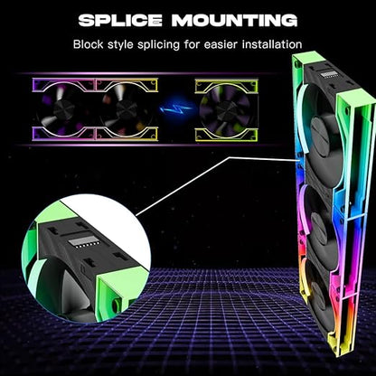 Jungle Leopard Interstellar V3 120mm PC Case Fan Infinity Mirror Module