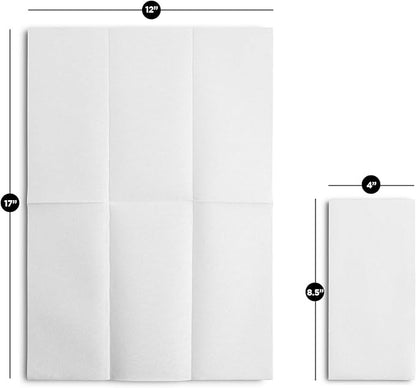 300-Pack BloominGoods Disposable Bathroom Napkins | Single-Use Classic Lite